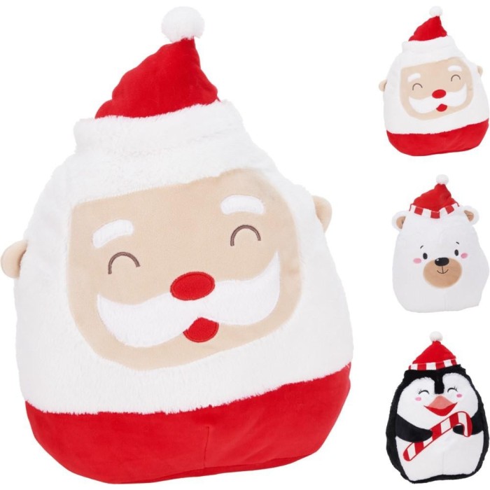 CUSCINO NATALE 40X30X24CM 3ASS